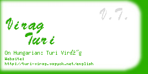 virag turi business card